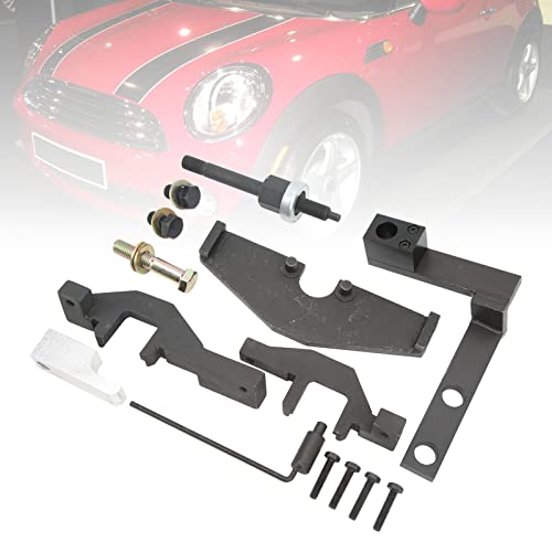 KIMISS Kit Attrezzi Per Catena Di Distribuzione Con Bloccaggio Albero A Camme – 14 Pezzi In Acciaio Al Carbonio Per Motori Mini R50, R52, R53, W10, W11