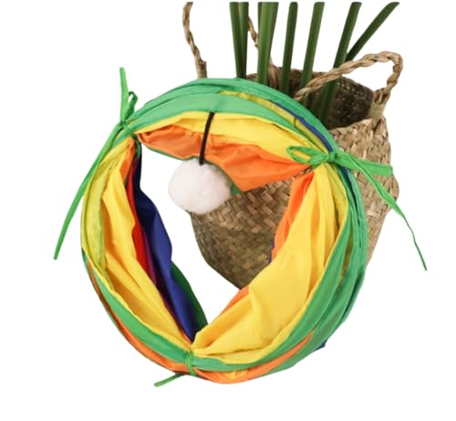 Generic Cat Tunnel, Multi-Color 3-Way Cat Tunnels For Indoor Cats, Foldable Interactive Toy Maze For Cats, Collapsible Cat Play Tunnel With 2 Play Balls thumb #4