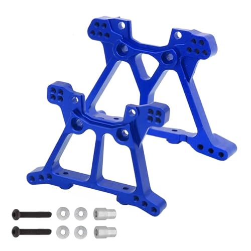RC �J�[ �A�N�Z�T���[ For Traxxas 1/10 For Slash 4x4 4WD RC�J�[�A�b�v�O���[�h�p�[�c�A�N�Z�T���[ 1�Z�b�g �t�����g�ƃ��A�V���b�N�^���[���^���L�b�g 6838 6839(Blue)
