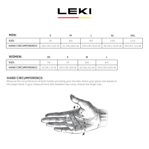 Foto von LEKI Unisex-Adult Leki Skistock, Schwarz, 9 EU