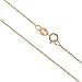 14k Yellow, White or Rose Gold Italian 0.90mm Delicate Rope Chain Necklace