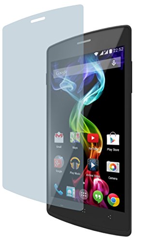Preisvergleich Produktbild 4ProTec Archos 50b Platinum (2 Stück) Premium Displayschutzfolie Bildschirmschutzfolie ANTIREFLEX Schutzhülle Displayschutz Displayfolie Folie