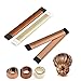 Produktbild Ealicere 3 Stück Donut Hair Bun Maker, Magic Twist Donut French Band für Damen DIY Hairstyle Tools (Braun, Champagne und Gold)
