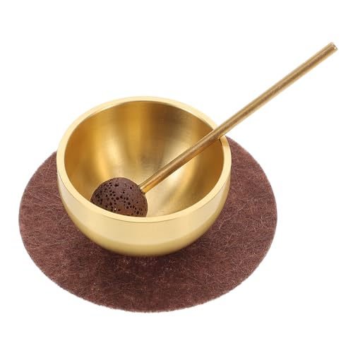 SHOWERORO Mini Sound Bowl Set for Meditation and Chakra Balancing Compact Design with Mallet Cushion Pure Sound Therapy for Travel and Home Use