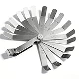 Telituny Galgas de Espesores de Acero Inoxidable, 0,05-1,00 mm Galga...