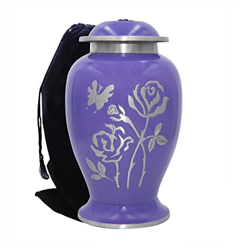 Gorgeous Adult Size Funeral Cremation Urn Ash Urns-Beautiful Lavender #TOP1