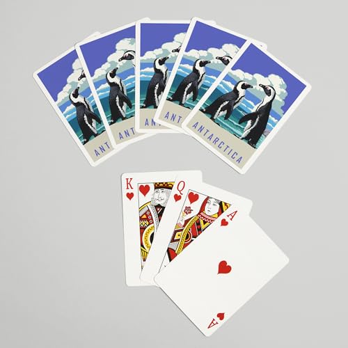 Baraja de Cartas Póker Antarctica 52 Cartas miniatura 7