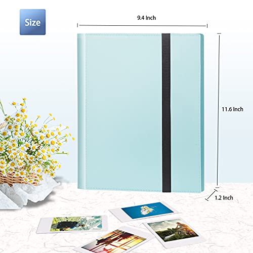 432 Pockets Photo Album for Fujifilm Instax Mini Camera, Polaroid Mini Camera, for Fujifilm Instax 12 11 9 40 99 90 8 7 Evo LiPlay Instant Cameras, 2x3 Inch instax Mini Photo Album (Blue)