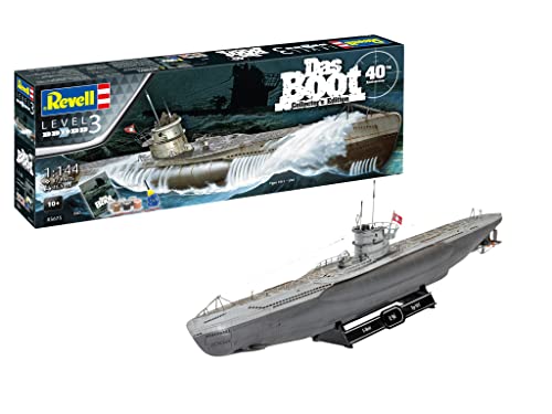 Revell 05675 Zestaw prezentowy Movie Set DAS Boot - 40. Anniversary, do malowania