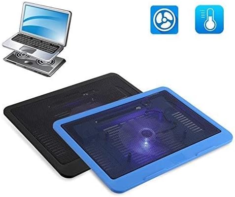Base para laptop con ventilador silencioso y luces LED miniatura 3