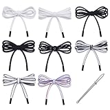 SEMINI Drawstring 8 Pieces 48 Inch Replacements Drawstring Cords Strings with Easy Threader for Running Shorts Sweatpants Pants Jackets Coats Swim Trunks Shoes Laces Tote Bag (Color12)