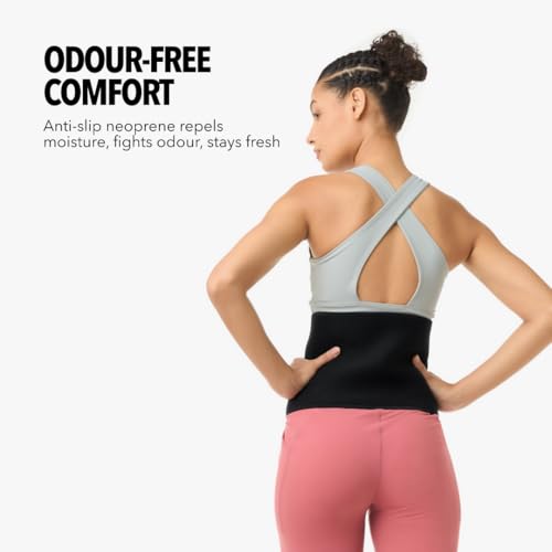Image of Boldfit Sweat Belt for Women Fat Burner Made of Neoprene for Waist & Tummy Exercise, Sweat Belt for Men & Women for Fat Loss