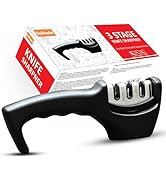 Solitude Knife Sharpener Manual 3 Stage Tool Advanced Steel Knife Sharpener for Rod Knife Kitchen...