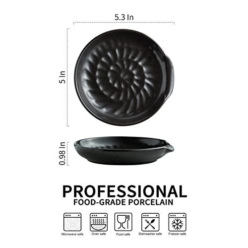 Spoon Rest For Kitchen Counter Spoon Holder For Stove Top Coffee Bar Accessories Modern Farmhouse Kitchen Decor Kitchen Gadgets Black Dishwasher Safe #TOP1