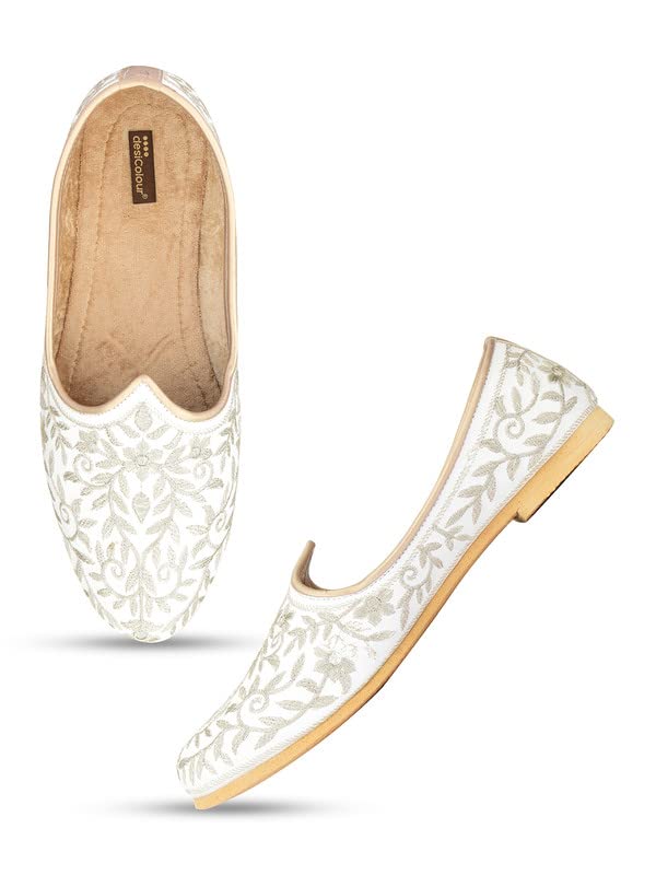DESI COLOURMen Wedding Mojari/Sherwani/Loafer Ethnic Footwear Punjabi Jutti- Designer Men's Wear Collection