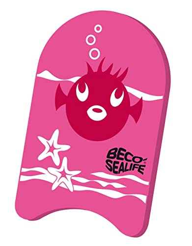 Beco Unisex Kind Sealife Zwemmen Kickboard voor Kinderen - roze, One Size