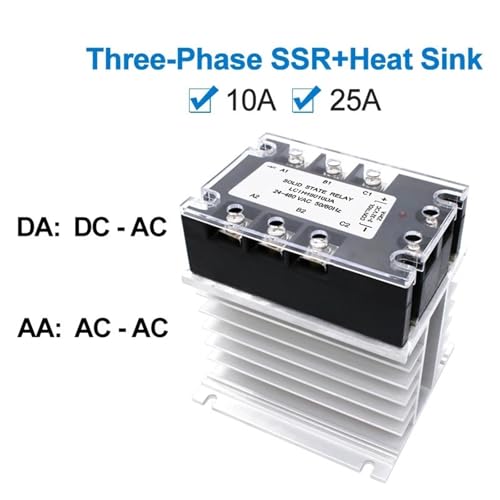 Relais statique triphasé à commutation rapide 25A AC-AC haute tension - 3