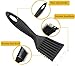 BBQ Cleaner, 2 Packs Metal BBQ Grill Cleaning Brush and Scraper. 12-Inch and 8-Inch Steel Barbecue Bristle Cleaner for Barbecue Grill Kitchen Cleaning Brush for Easier and Effective Clean
