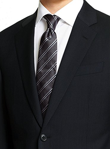 GN Luciano Men's 2 Button Modern Fit Two Piece Suit Pinstripe Jacket Pant4