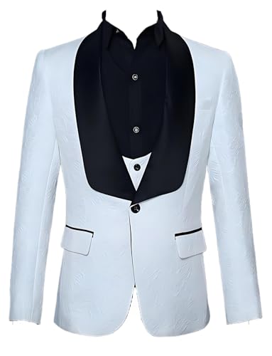 Blazer en Jacquard Homme Kromoc col châle fini les costumes trop stricts