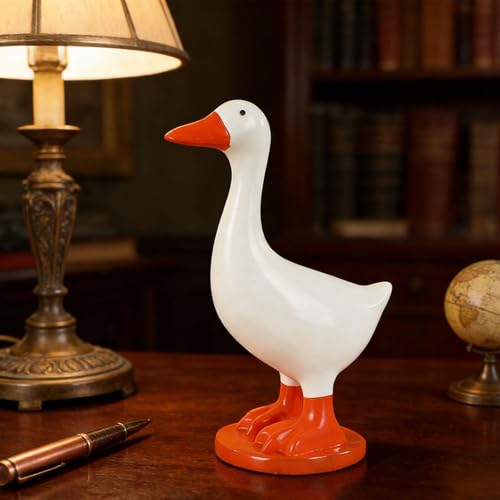 Porte-clés oie en résine : ne perdez plus vos clés grâce à cette statuette unique