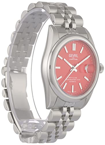 Gevril 48912-1 Men's West Village Automatic Watch, 316L Stainless Steel Bracelet with Deployment Buckle3