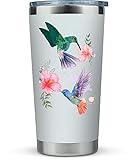 Hummingbird Gifts for Women - Large 20oz Tumbler Mug for Coffee or Any Drink - Cute Idea for Bird...