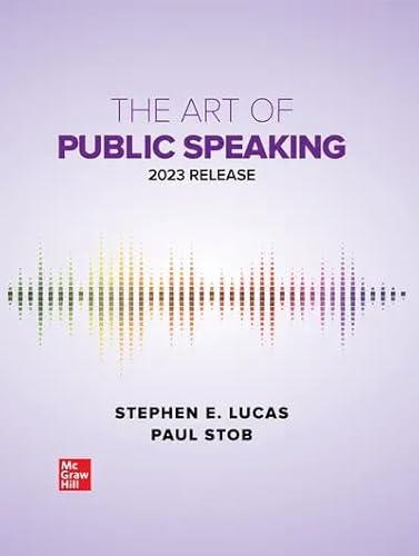 Loose Leaf for the Art of Public Speaking: 2023... 1265457085 Book Cover