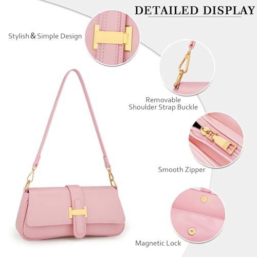 Image of KKXIU Shoulder Bag for Women Small Hobo Handbag Mini Retro Clutch Purses