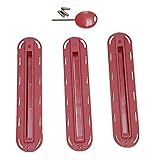 Surfing Fins Surfboard Fins Box Surfboard Rudder Groove Kit Center Fin Box for Longboard Shortboard Surfing Accessories (Color : Red, Size : 3pcs)