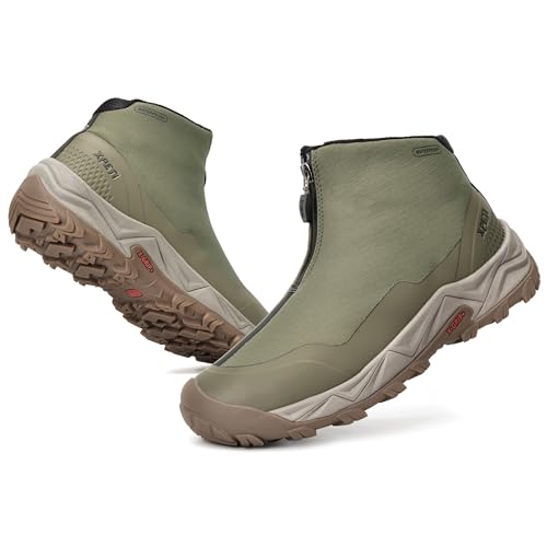 Image of XPETI Men's Coldurban II Front Zip Waterproof Campsite Hiking Boots