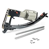 Woodpecker AM66T Pneumatic Clinching Clipper Tool, with Free Clinching Clips, Similar Air Clinch Clips Gun with Hartco Clipper Gun, Pneumatic J Clips Tool for Making Traps, Fencing, Cages