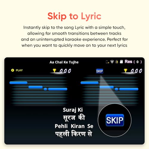 Image of Symphony+ Premium Android Karaoke System with 4000+ Built in Songs, Dual Mic, Voice & Vocal Recording, Voice Search, Scoring (4000+ Songs + 1810 Speaker Combo)