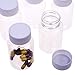 Bluecell 10 pcs Plastic Clear Empty Plastic Solid Powder Medicine Pill Cylindrical Chemical Container Reagent Bottle 80ml Product Name