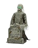 Spirit Halloween 3 Ft. Gravestone Ghoul Animatronic | Decorations | Animated | Halloween Décor