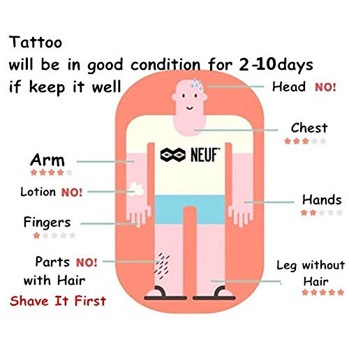 Body Art Removable Waterproof Temporary Tattoo Paper Sticker Sexy Color Bird Owl Design (Green Owl) #TOP6