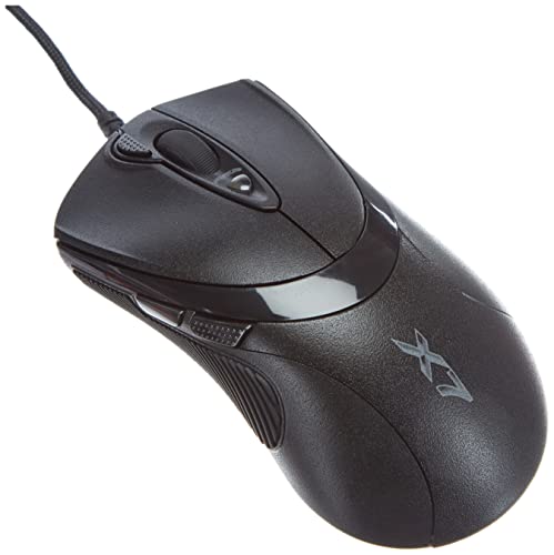 A4 Tech Oscar Mouse Gaming ottico X-748K USB 6 tasti 3200 dpi + scroll, colore: Nero