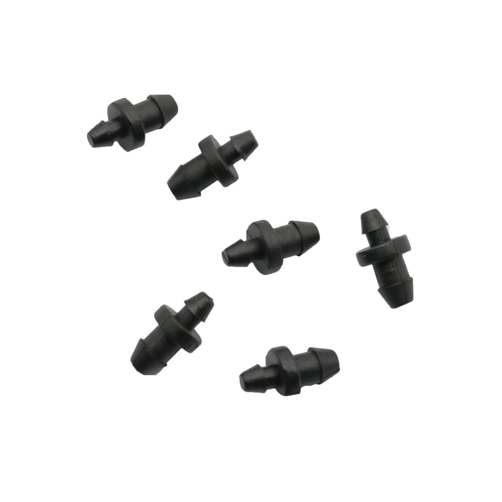Garden Plumbing 1/4 Inch to 1/8 Inch Hose End Agricultural Irrigation Water Hose Connector Water Sealing Cap Connector 100