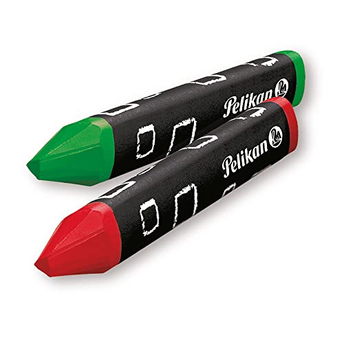 Pelikan 722942 - Wachsmalstifte 665/8d dreieckig, wasserfest