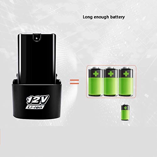Spacmirrors Akkuschrauber, Akku-Bohrschrauber 12V, 30 Nm, Drehmomenteinstellung mit 18 Gängen, Akkuschrauber-Set mit LED-Arbeitslicht – Bild 6