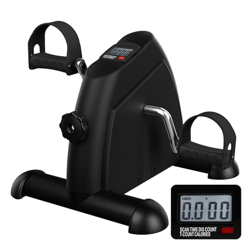 Sportneer Pedaltrainer für Senioren,Mini Heimtrainer mit LCD-Display, Fitnessgeräte für Zuhause – Tischfahrrad, Ergometer Senioren, Arm- und Beintrainer für Senioren mit Anti-Rutsch-Matte (Schwarz) Sportneer Pedaltrainer für Senioren,Mini Heimtrainer mit LCD-Display, Fitnessgeräte für Zuhause – Tischfahrrad, Ergometer Senioren, Arm- und Beintrainer für Senioren mit Anti-Rutsch-Matte (Schwarz)