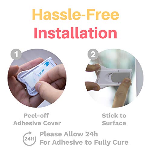 image for Sliding Door Lock for Child Safety (4-Pack) - Inaya - Child Proof Lock