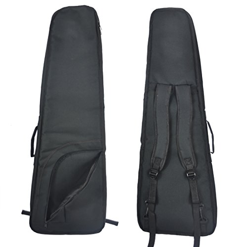 Tosnail Mini Strat Gig Bag - 10mm Padding & Shoulder Strap - Black by Tosnail - Image 2