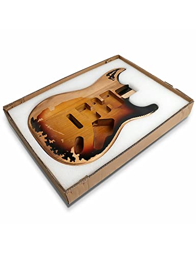Sunsmile Relic Electric Guitar Body St Style Nitro Alder Diy Guitar Body Hsh 3 Tone Sunburst. #TOP2