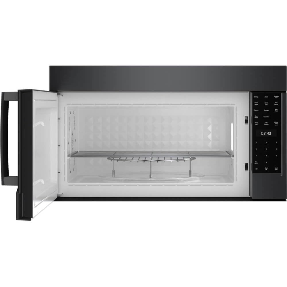 Bosch HMV8044U 800 Series 30 Inch Over the Range Microwave Oven with 1.8 cu. ft. Capacity, in Black Stainless Steel