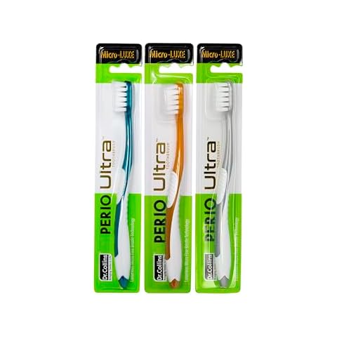 Dr. Collins Perio Ultra Toothbrush (3 Count (Colors Vary)) Cover