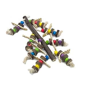 Vogelspeelgoed Natuurlijke hout vogel kauwen speelgoed blokken papegaai scheuren speelgoed het beste voor finch budgie…