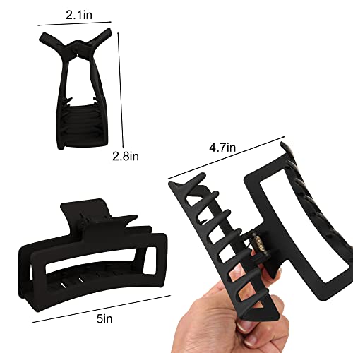 Pinzas grandes para cabello grueso, rizado y largo 5" miniatura 6