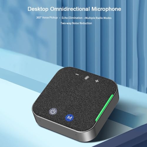 Microphone de conférence omnidirectionnel à 360 degrés avec connexion USB et Bluetooth PC - 5