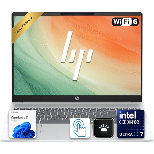 Image of HP OmniBook 5 16 inch WUXGA 2K Touchscreen Laptop | Intel Core Ultra 7 Processor with AI Boost | 32GB DDR5 RAM | 4TB PCIe SSD + 500GB External | Win 11 | Backlit Keyboard | Wi-Fi 6 | HDMI